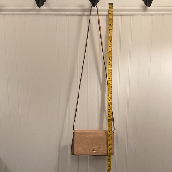 Coach vintage Anna fold over convertible crossbody in beige GVU some small stain - Picture 5 of 15